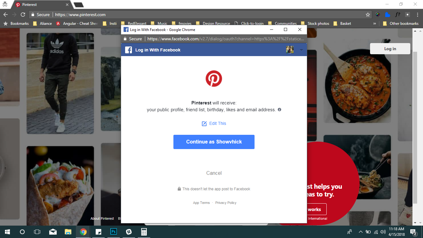 How Facebook Should Redesign Its Third Party Login Design By Showvhick Nath Ux Collective