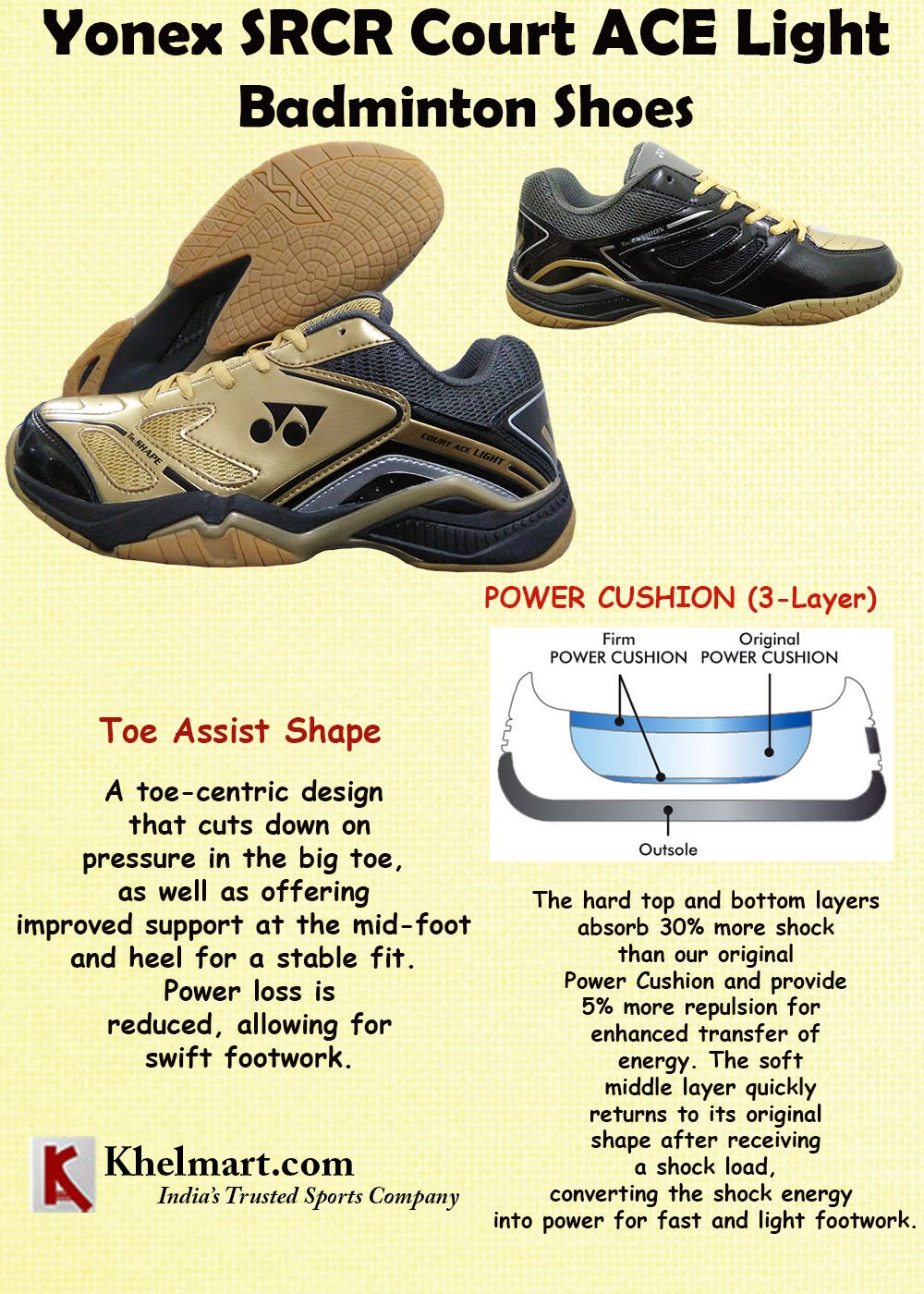 yonex court ace light badminton shoes