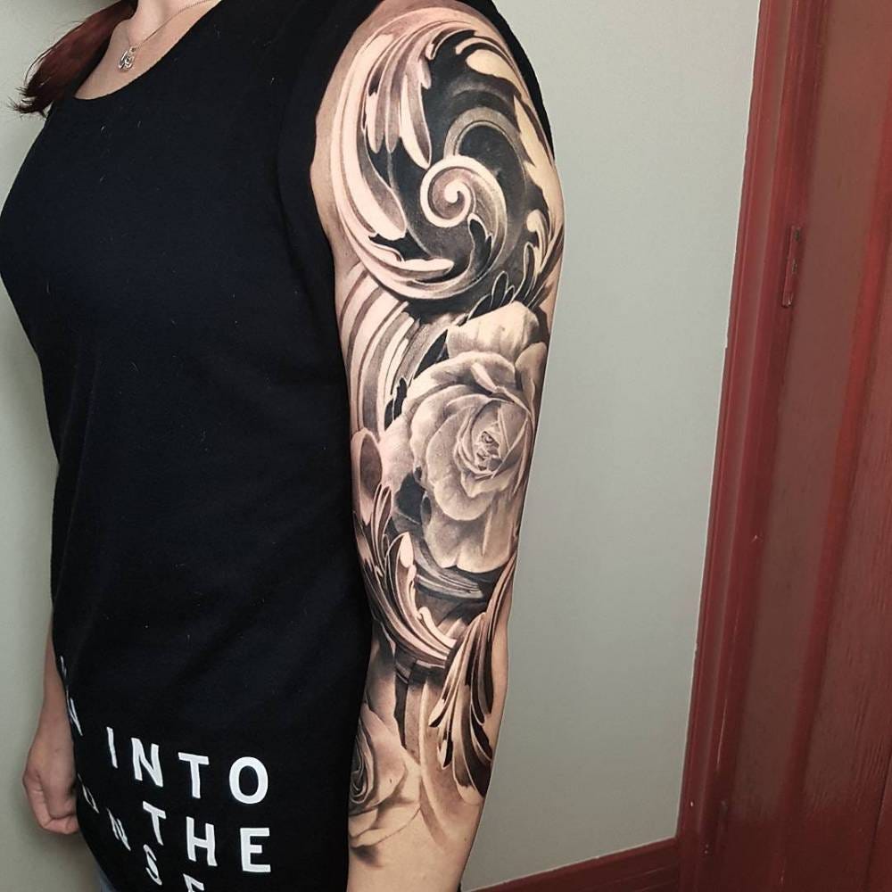 10 Pictures Of Black And Gray Tattoos Transformed With Pops Of Color Tattoo Ideas Artists And Models