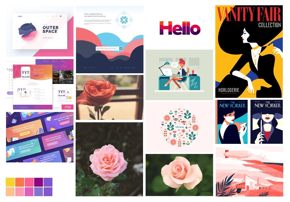 Design Mood. 7 Motives to Create Mood Boards. by tubik UX