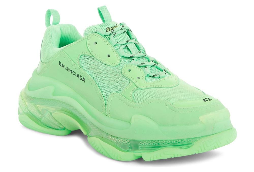 balenciaga mint green