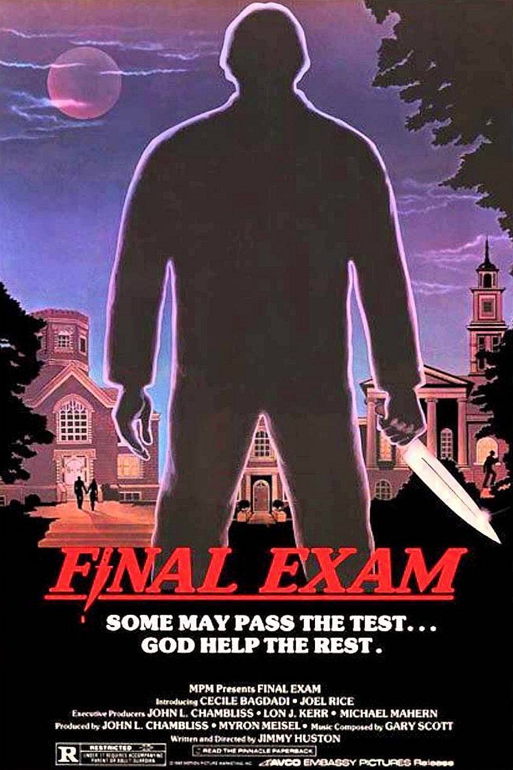 Movie Review Final Exam (1981). Considering this movie apparently was