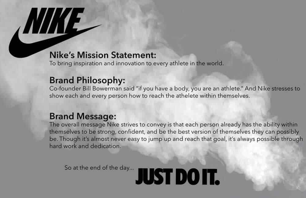 mission vision nike