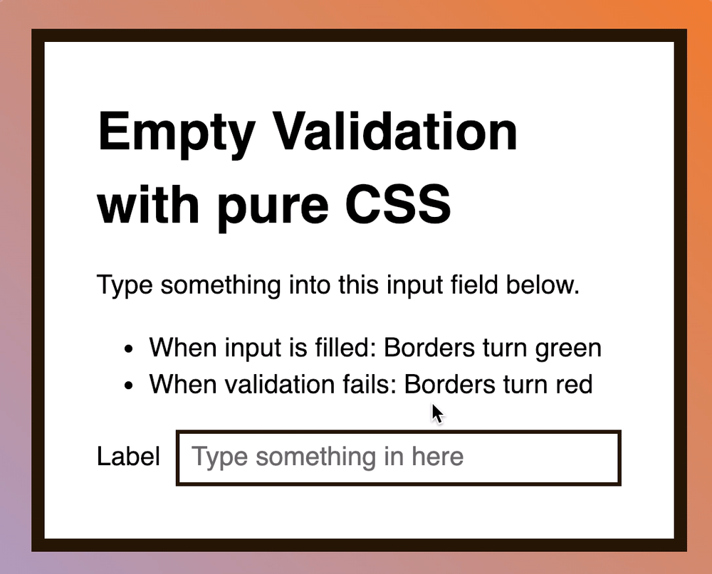 How To Check If An Input Is Empty With CSS By Zell Liew We ve Moved