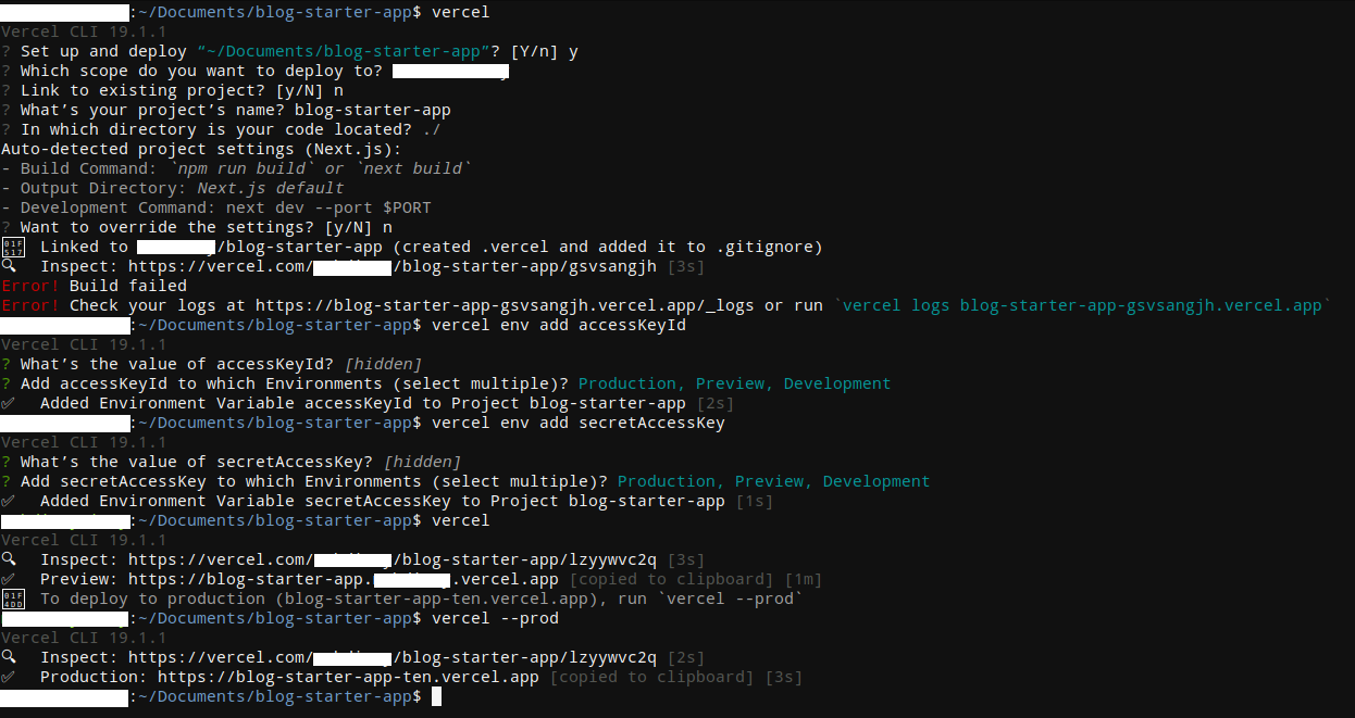 Serverless Jamstack website deployment with Vercel &Next.JS by