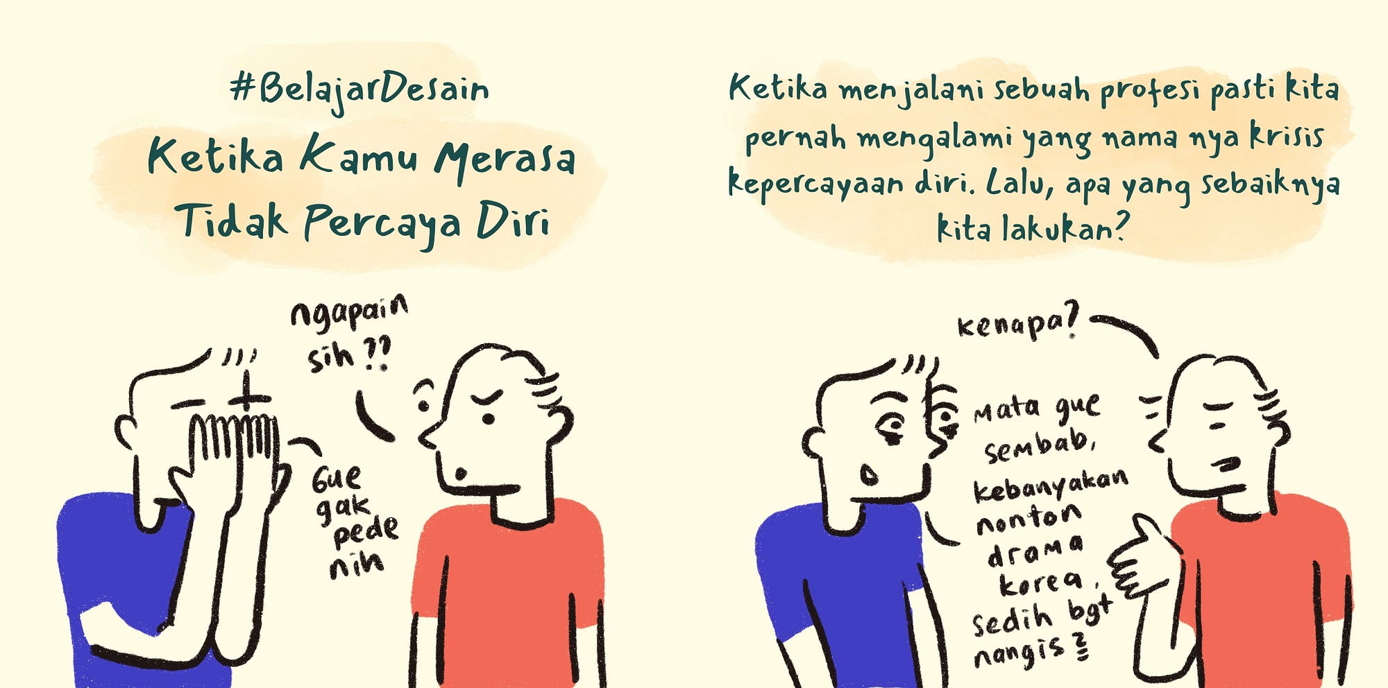 Ketika Kamu Merasa Tidak Percaya Diri By Muhammad Raufan Yusup Belajardesain Medium