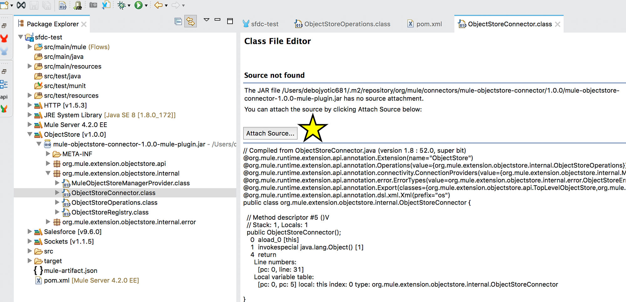Debug mule at a first glance by Debojyoti