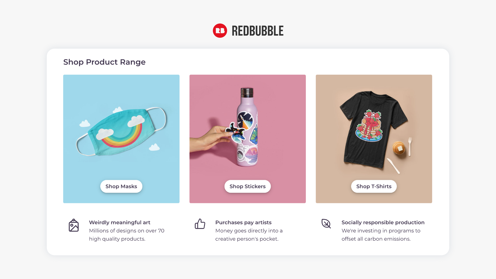 screenshot from redbubble.com