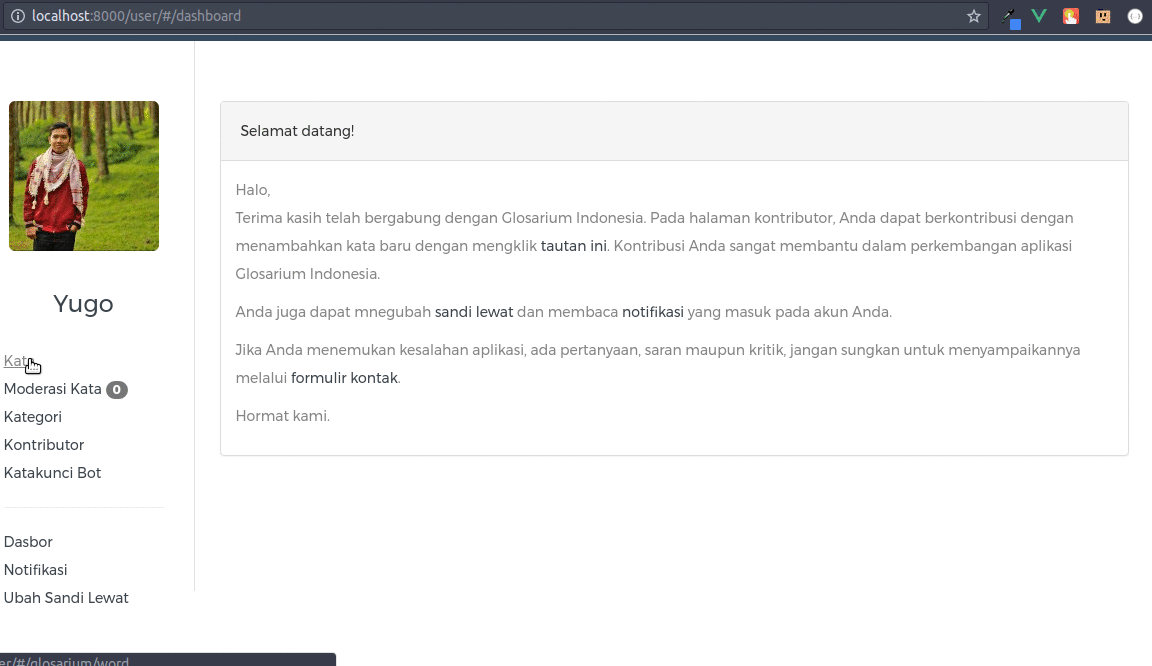 Harmoni antara Laravel, VueJS, dan Vue Router - Laravel  