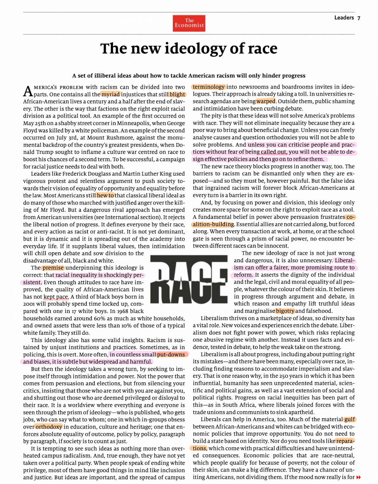 經濟學人 0711 封面故事|外刊精讀. The Economist: The new ideology of… | by Rosa🌹 ...