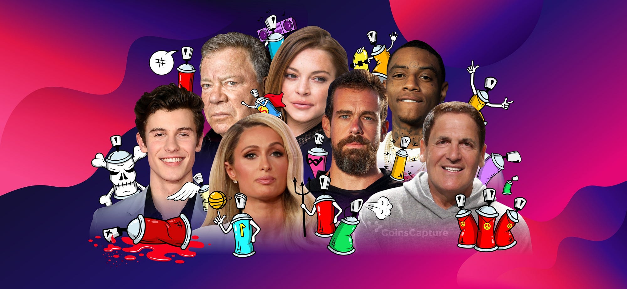8 Celebrities Binging In The Nft Space By Coinscapture Coinscapture Medium