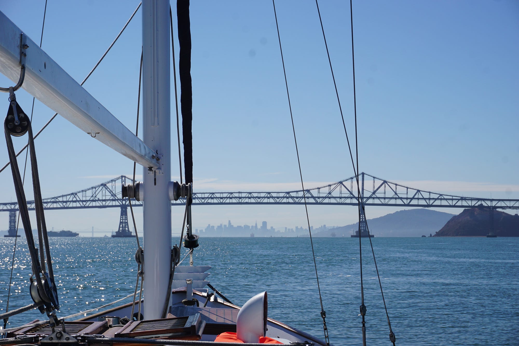 sailboat francisco san bay living courtesy author