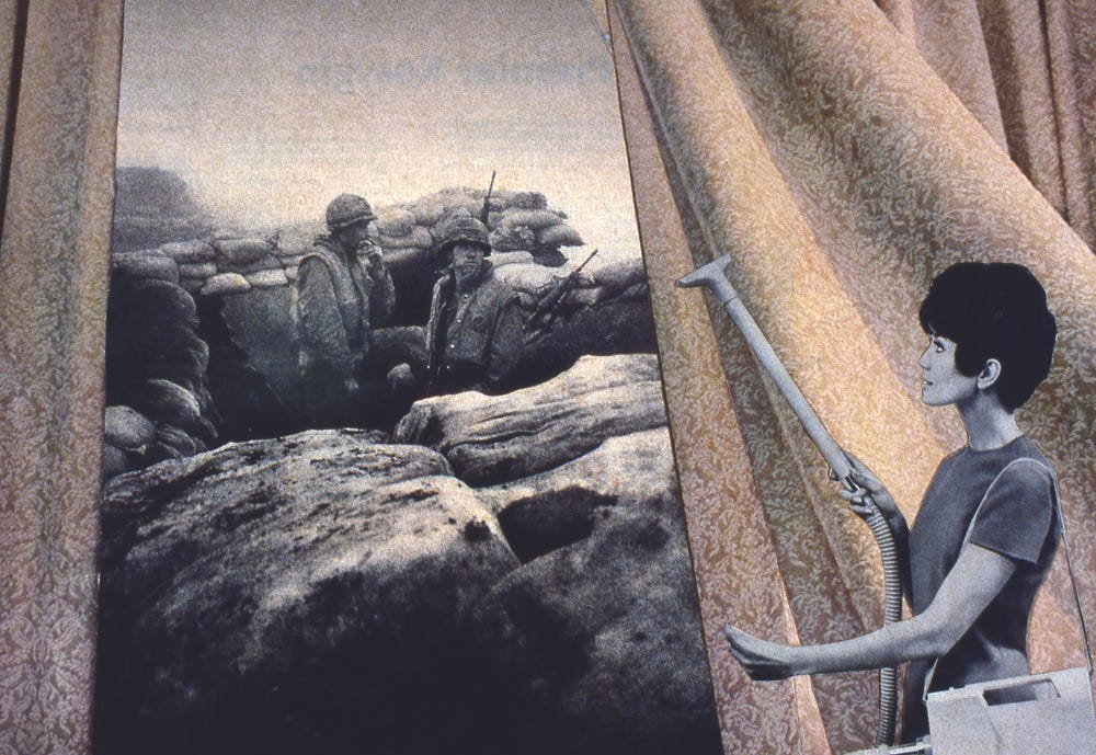 A Re-Appraisal of Martha Rosler's Iconic Photomontages | by BOMB Magazine | BOMB Magazine | Medium