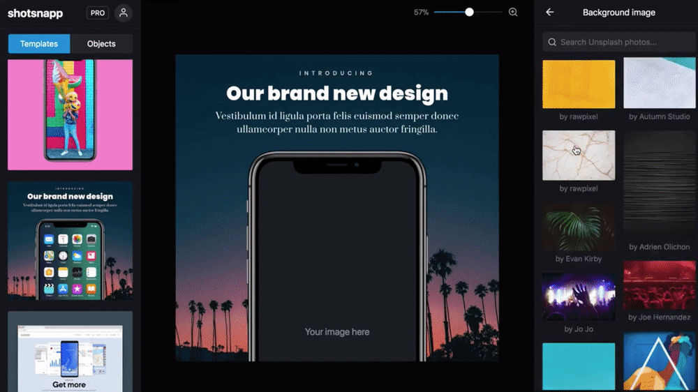 Mobile App Design Presentation Mockup