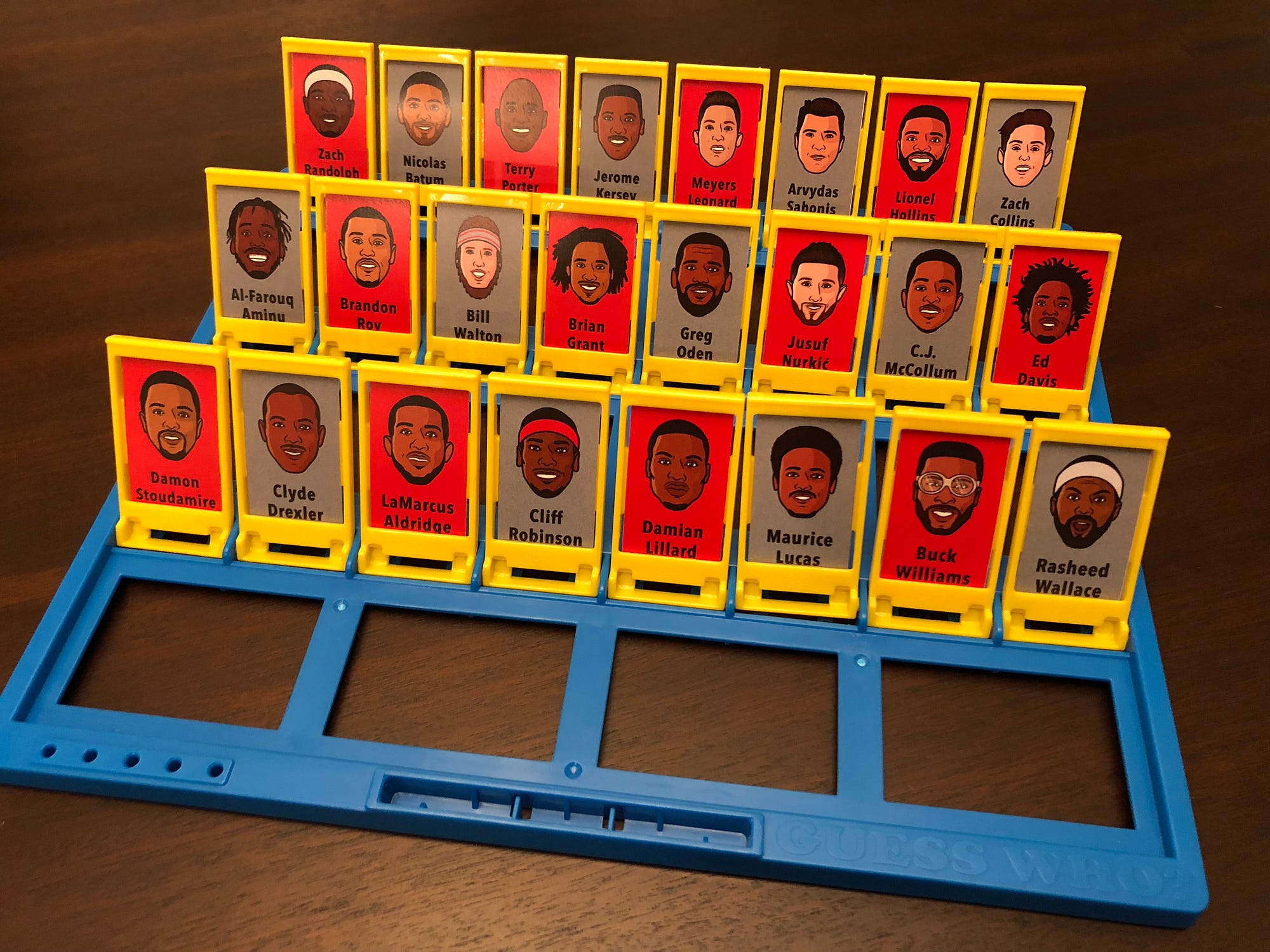 I Created a Portland Trail Blazers Version of 'Guess Who?' (And You Can  Have It For Free) | by Alan Cassinelli | Medium