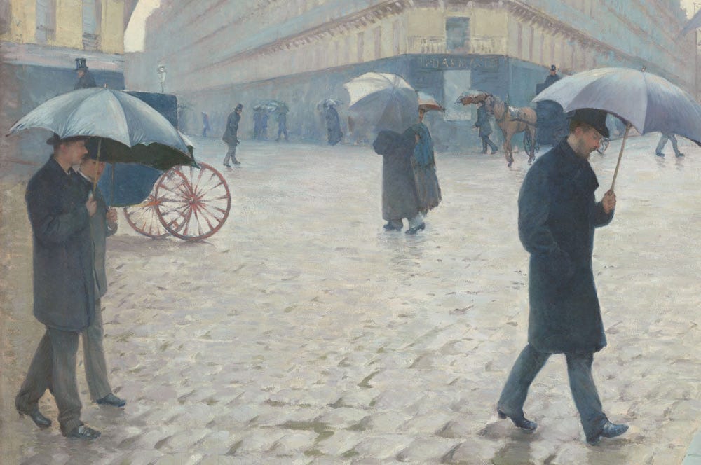 How To Read Paintings Paris Street Rainy Day By Gustave Caillebotte By Christopher P Jones Thinksheet Medium