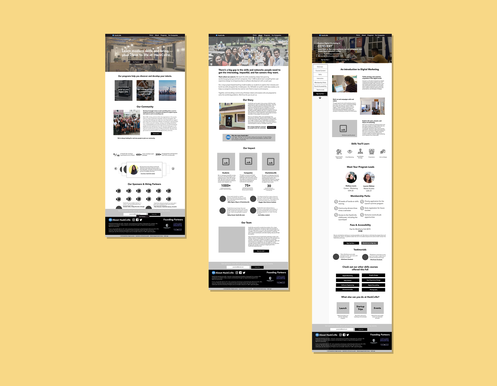 My First UX Internship. A little marketing and tons of design… by