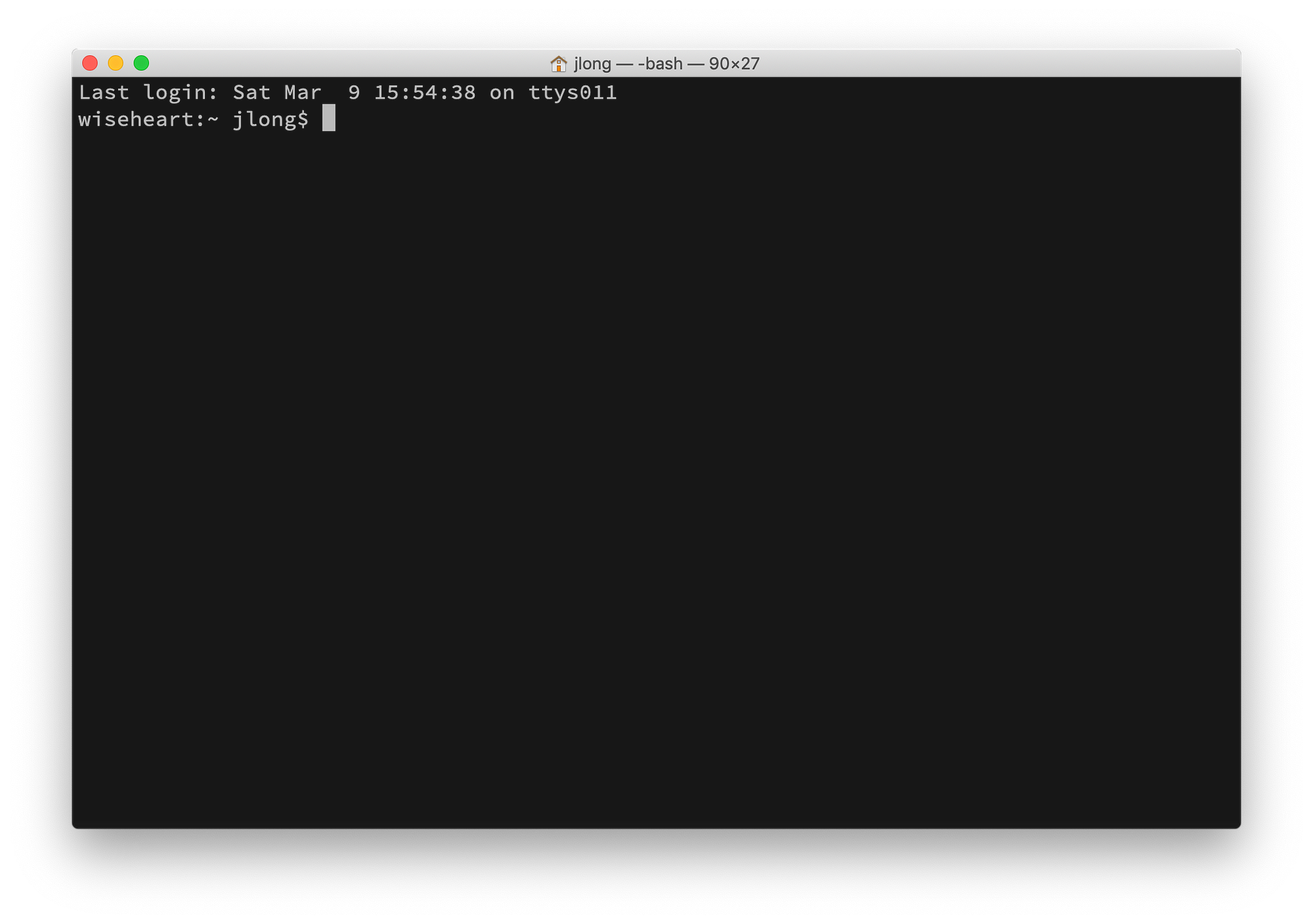osx command prompt