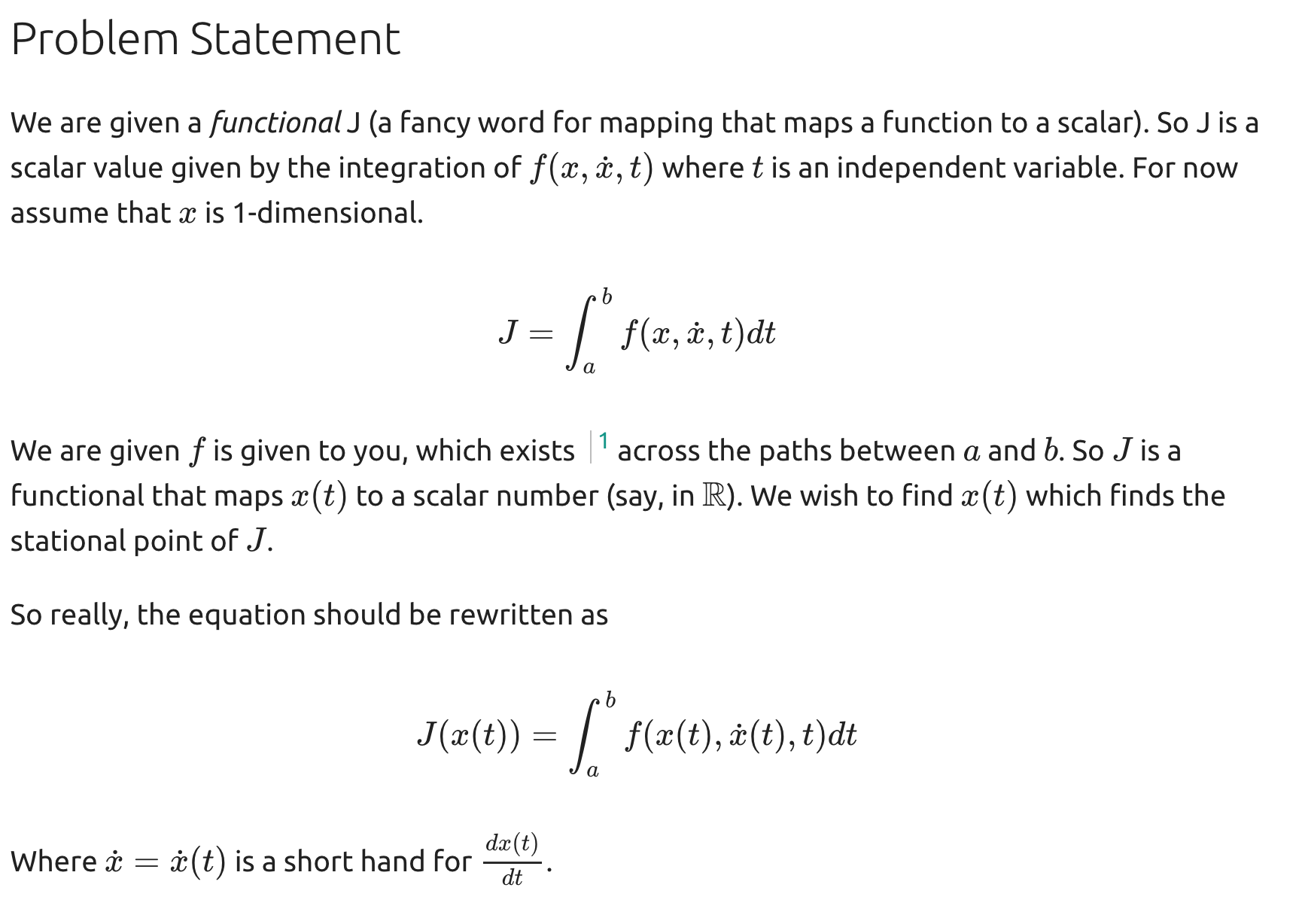 Calculus of variations EulerLagrange Equation by Abhi Aggarwal