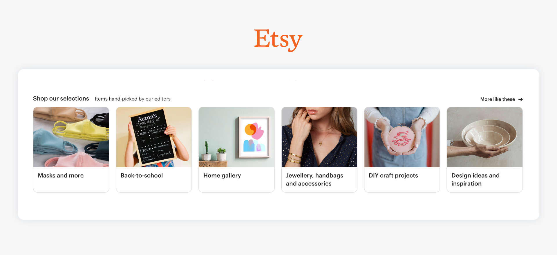 screenshot of etsy