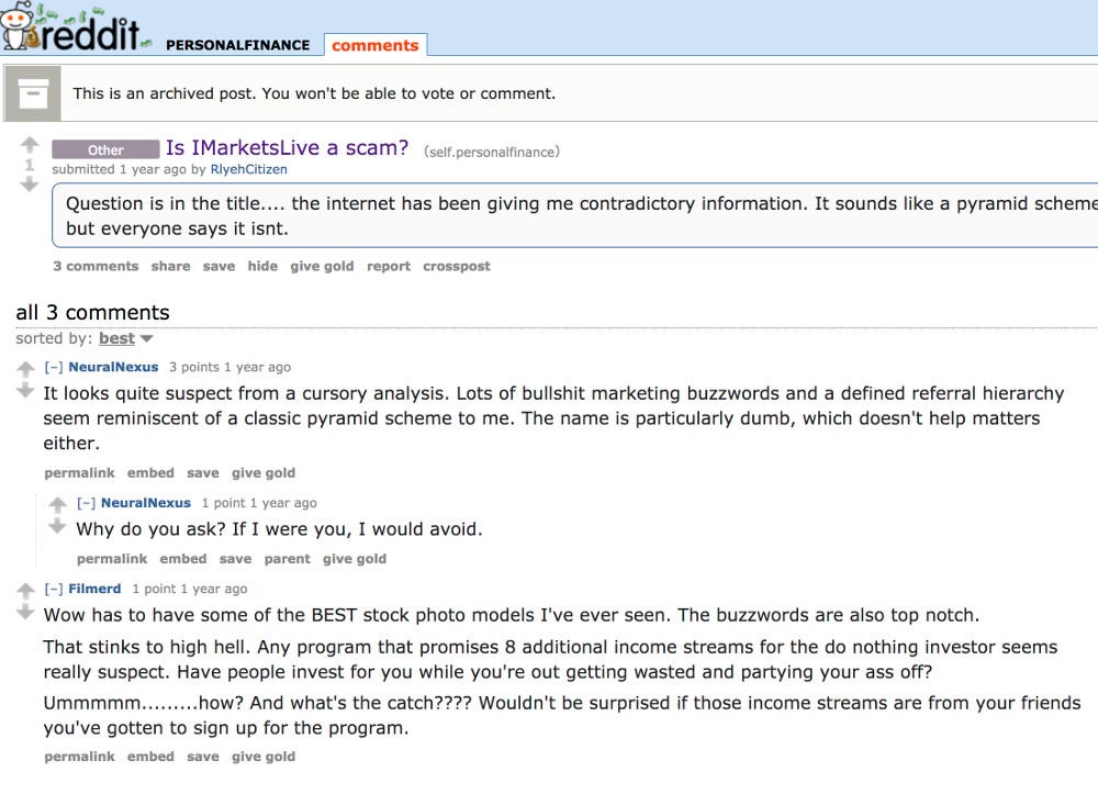 Una Alerta Sobre Imarketslive Y Otros Sistemas Qdsa Live - 