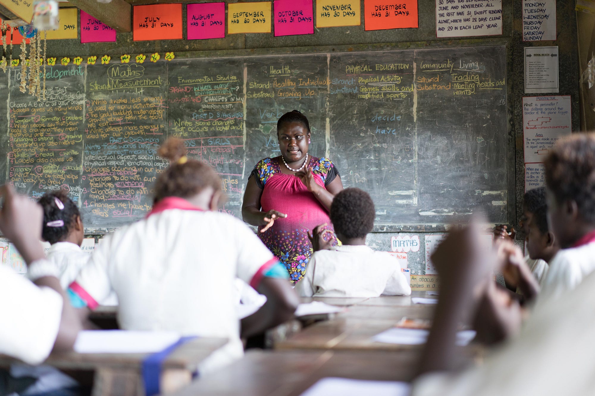 Heard for the first time inclusive education in Papua New Guinea by