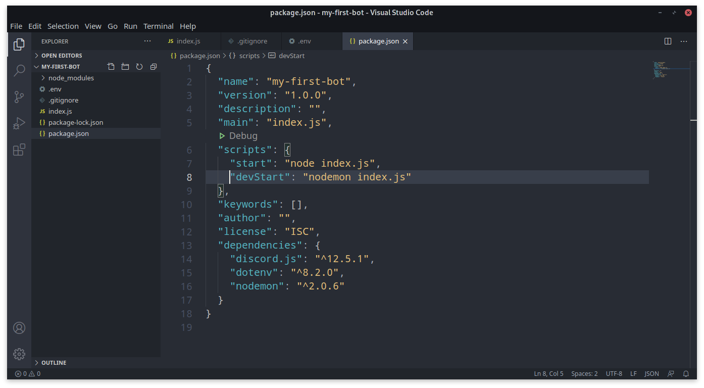 How to Create a Simple Bot Using Discord.js  by Nithil Krishnaraj