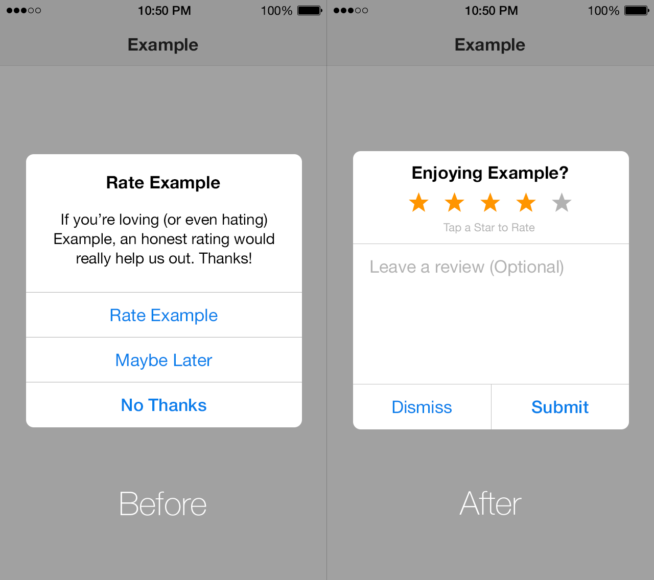 Rethinking iOS App Store Reviews. Tweaks that can make reviews a bit