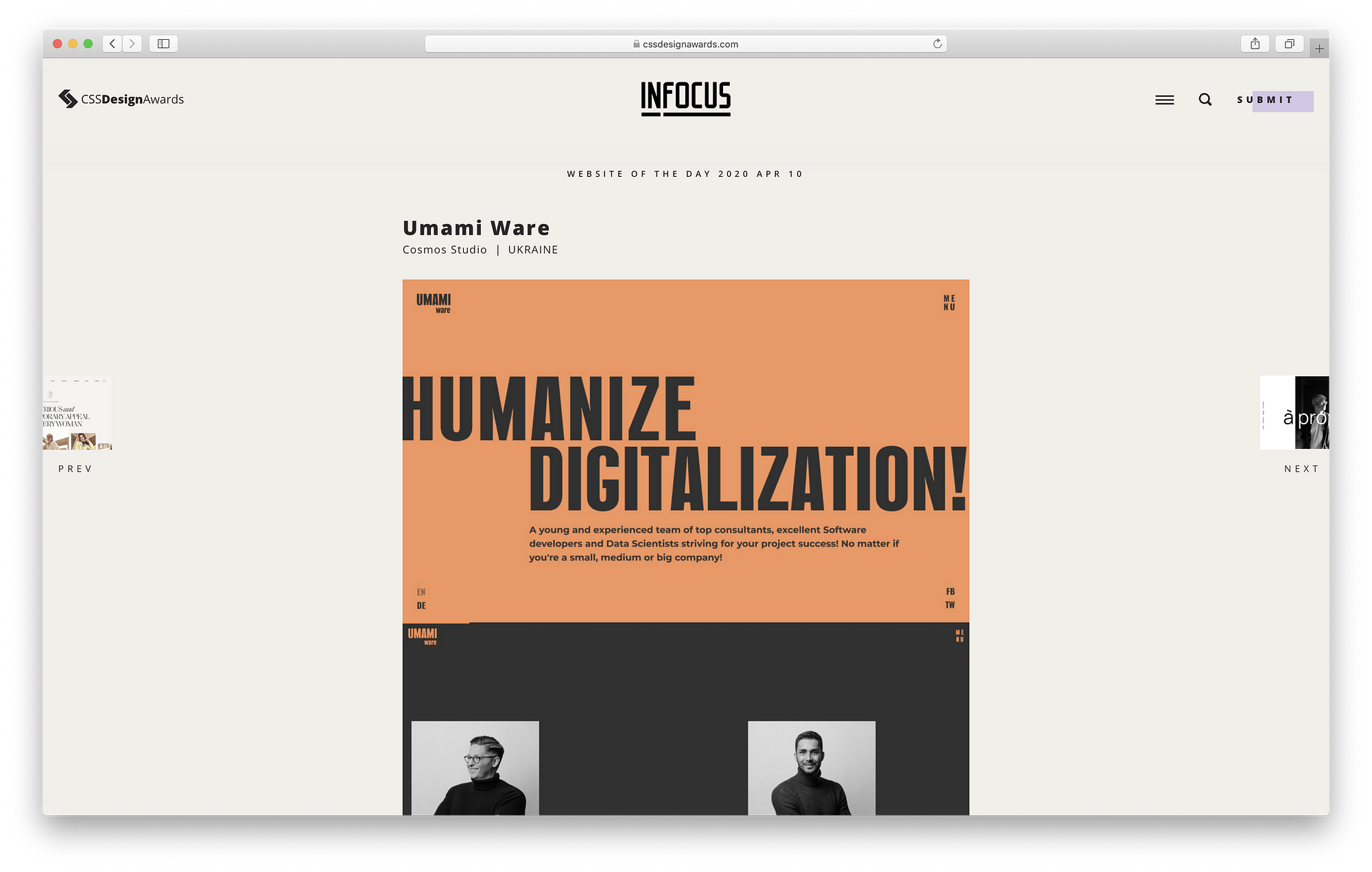 Расскажем о Css design awards что это