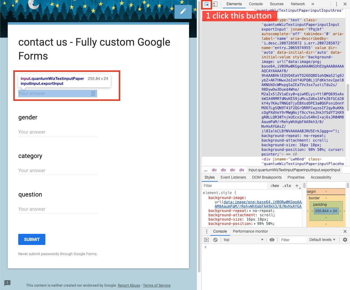 Fully Customizable Google Forms Google Forms Is Very Convenient But It By Augustus Augustus Front End Study Notes Medium