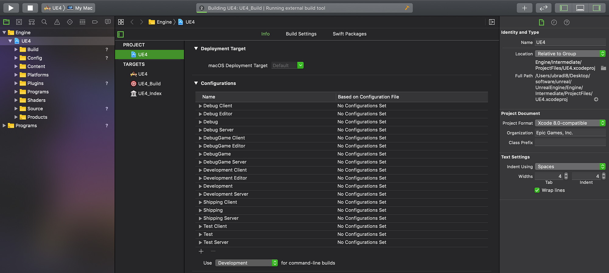 Building Unreal Engine For Macos With Xcode By Luke Brady Medium
