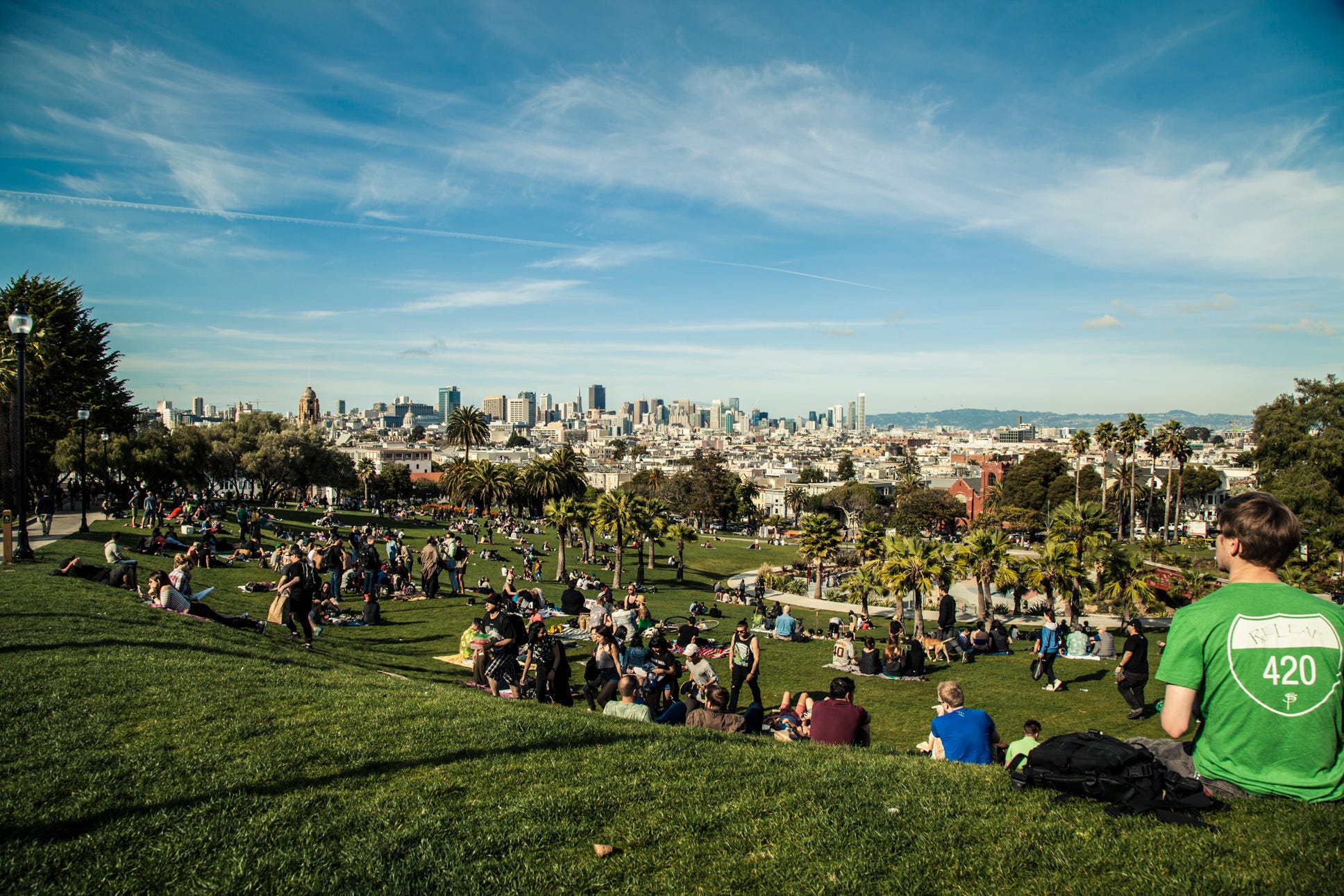 Mission Dolores Park of San Francisco