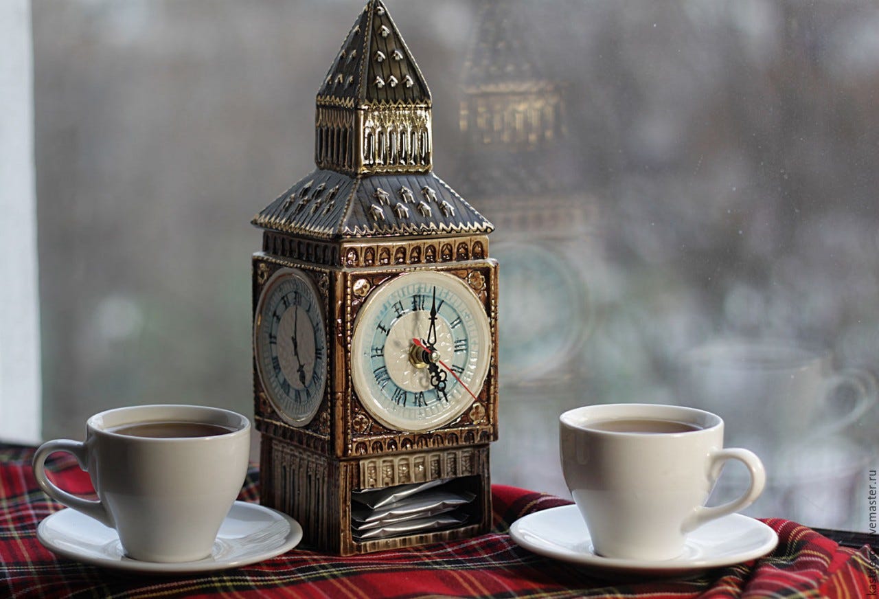 Why do they drink tea in England at five o’clock? Анастасия Дегтярева