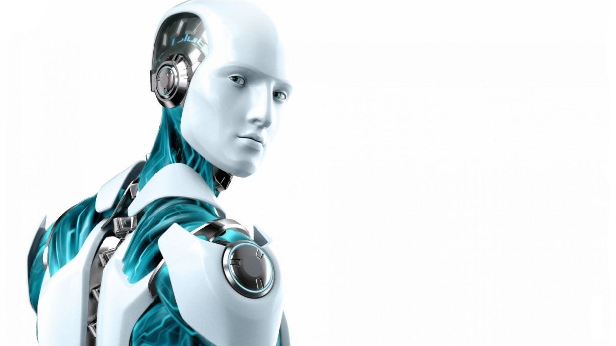 futuristic humanoid robot