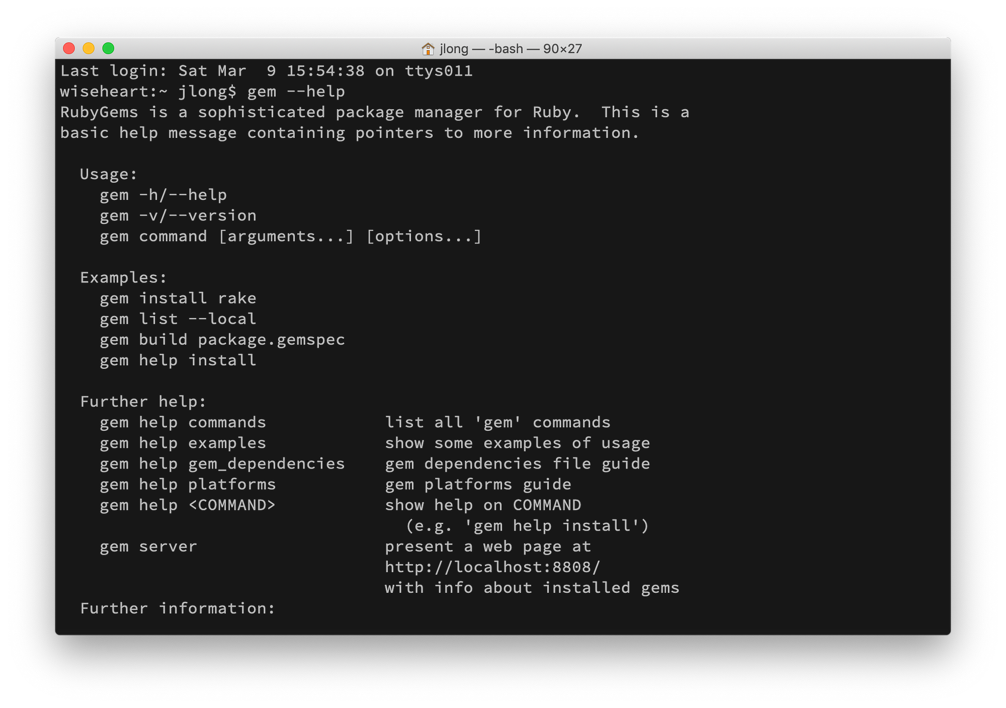 osx command prompt