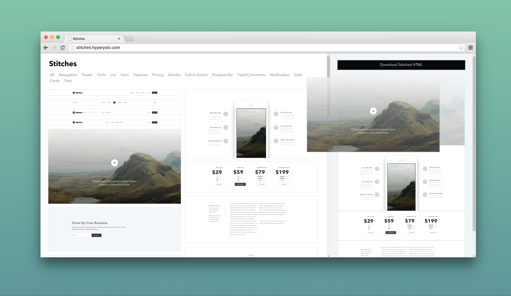 Download Building An Html Template Generator With Tailwind Css By Amie Chen Prototypr