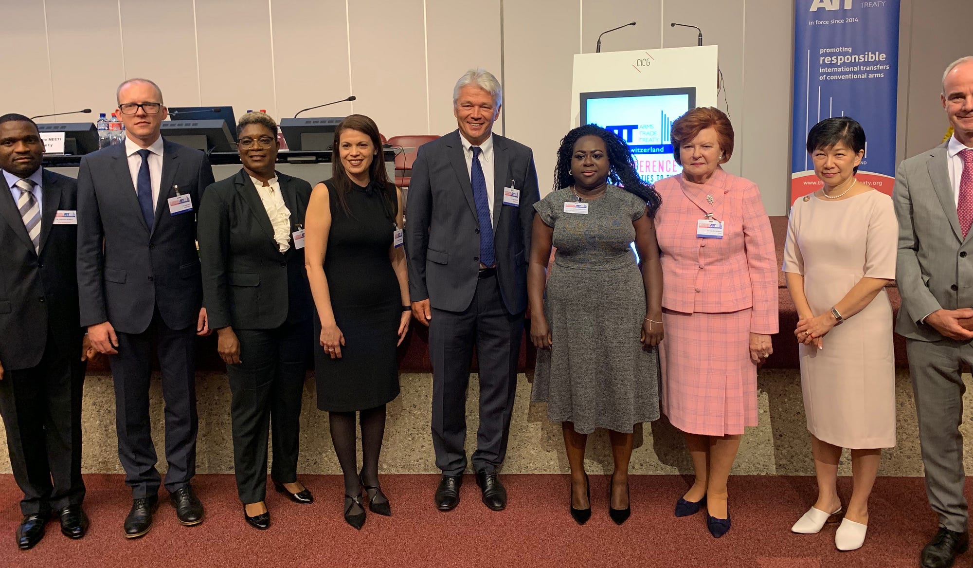 High Level Panel on Gender at the 5th Conference of States Parties to the Arms Trade Treaty. Credit: Mission of Latvia