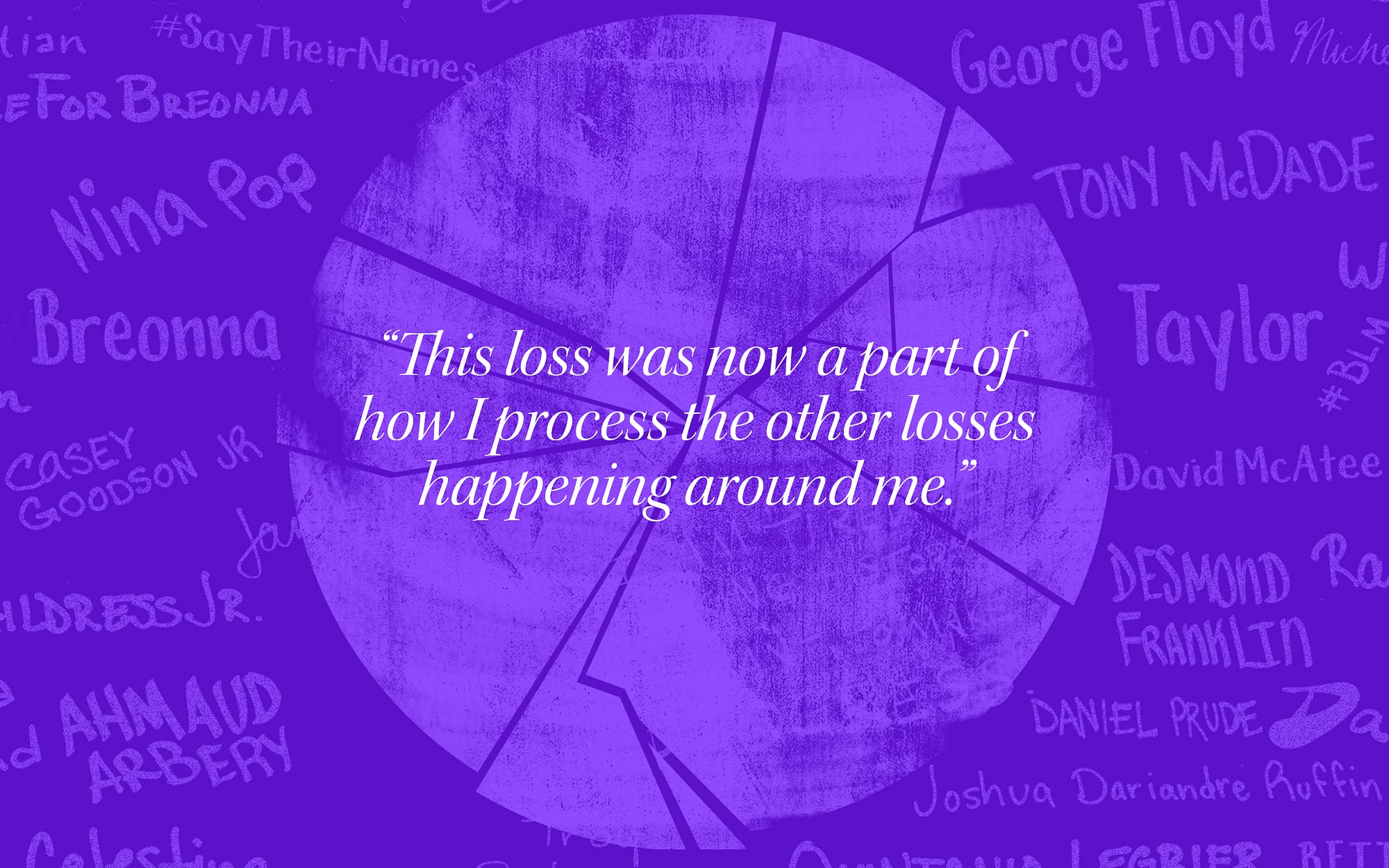 “This loss was now a part of how I process the other losses happening around me.”