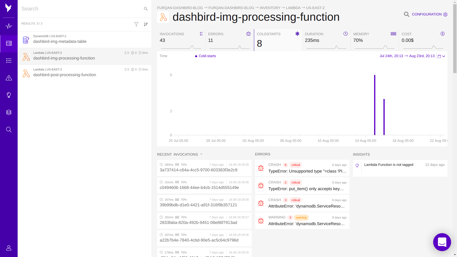 lambda cold starts