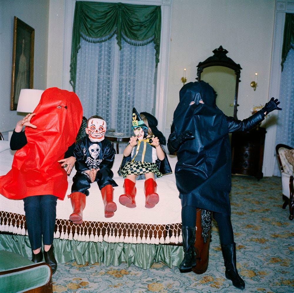 JFK’s Halloween Visitors at the Oval Office by I Blog In Jordans I