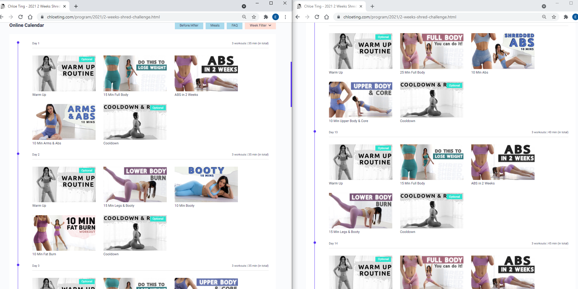 chloe ting leg workout