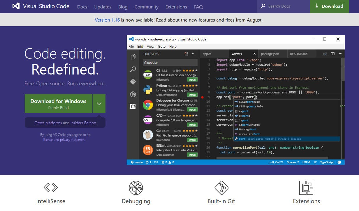 Best Free Code Editors For Web Developers By Bradley Nice Level Up Medium
