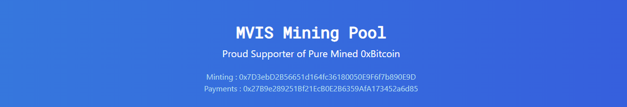 Mvis Mining Pool Mvis Medium - 
