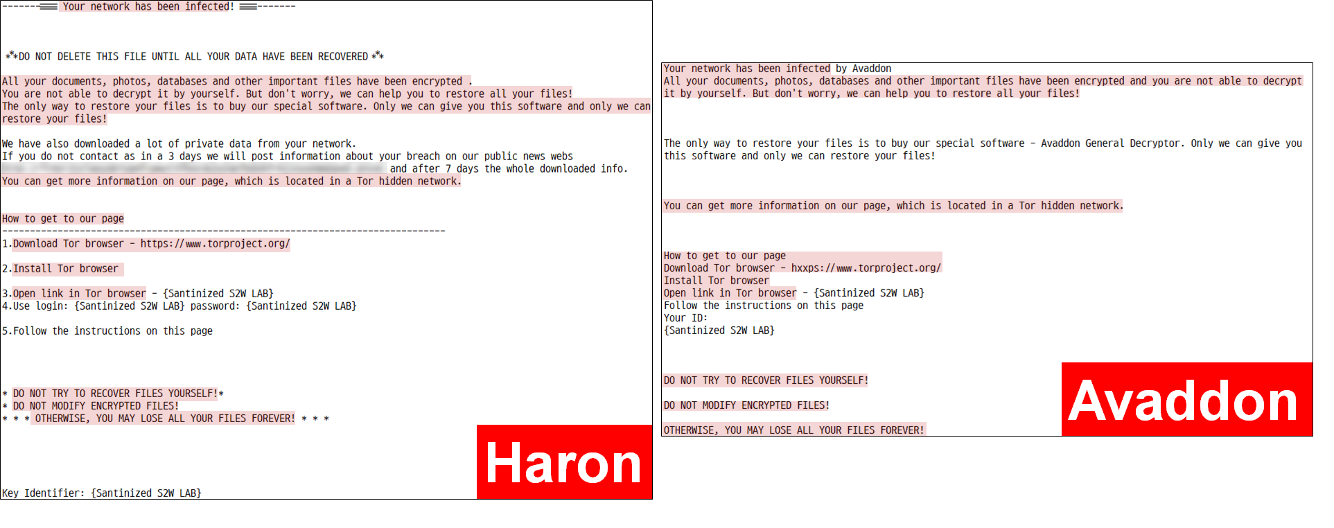 Quick analysis of Haron Ransomware (feat. Avaddon and Thanos) | by S2W LAB  | S2W LAB BLOG | Jul, 2021 | Medium