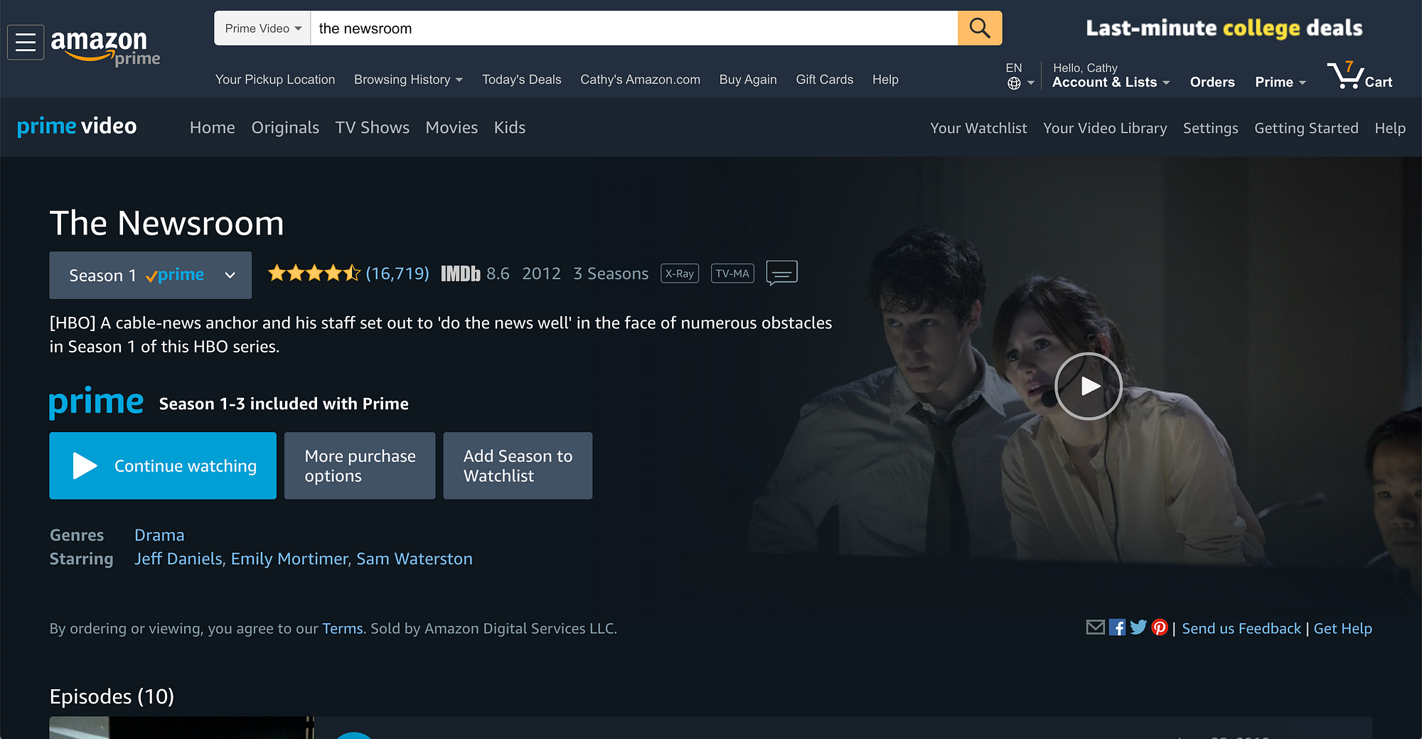 Amazon Prime Videos As A College Student I First Signed Up By Cath Medium Amazon Prime Videos As A College Student I First Signed Up By Cath Medium