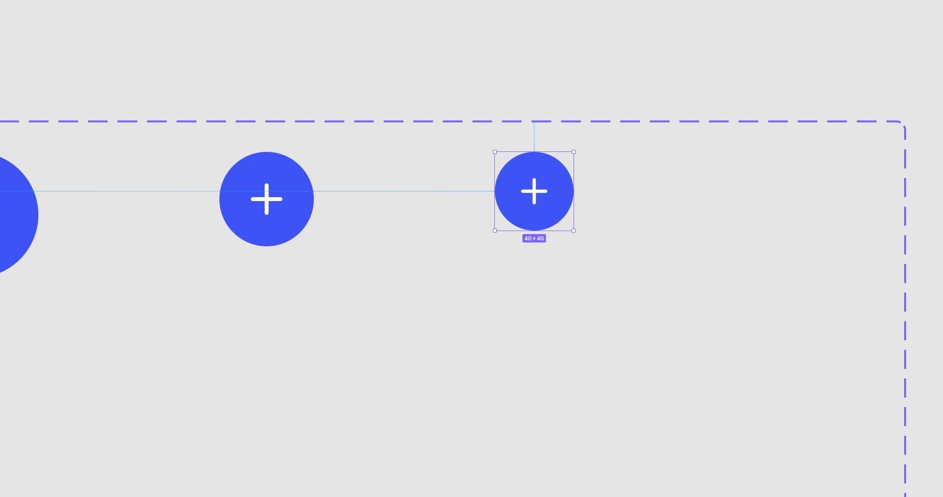 An example of the Scale tool being used to reduce the size of a variant