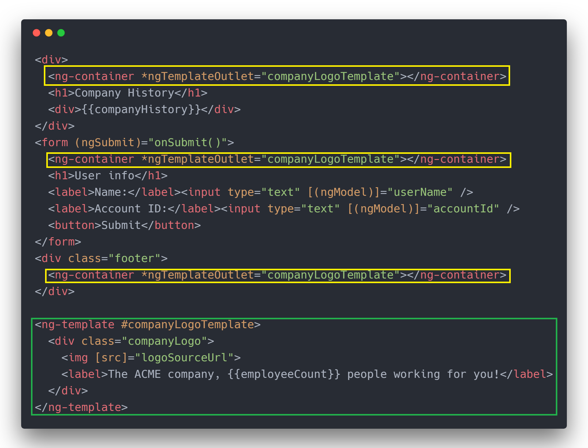 Everything you need to know about and ngtemplateoutlet in angular