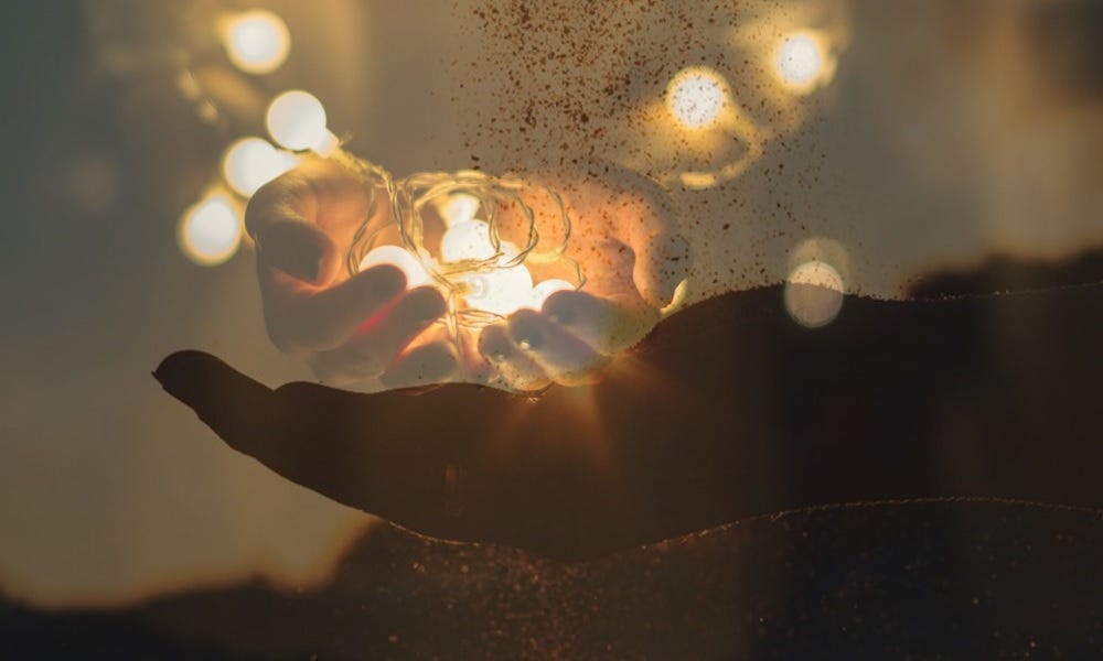 Giving power and taking it humbly by Reuben Ray