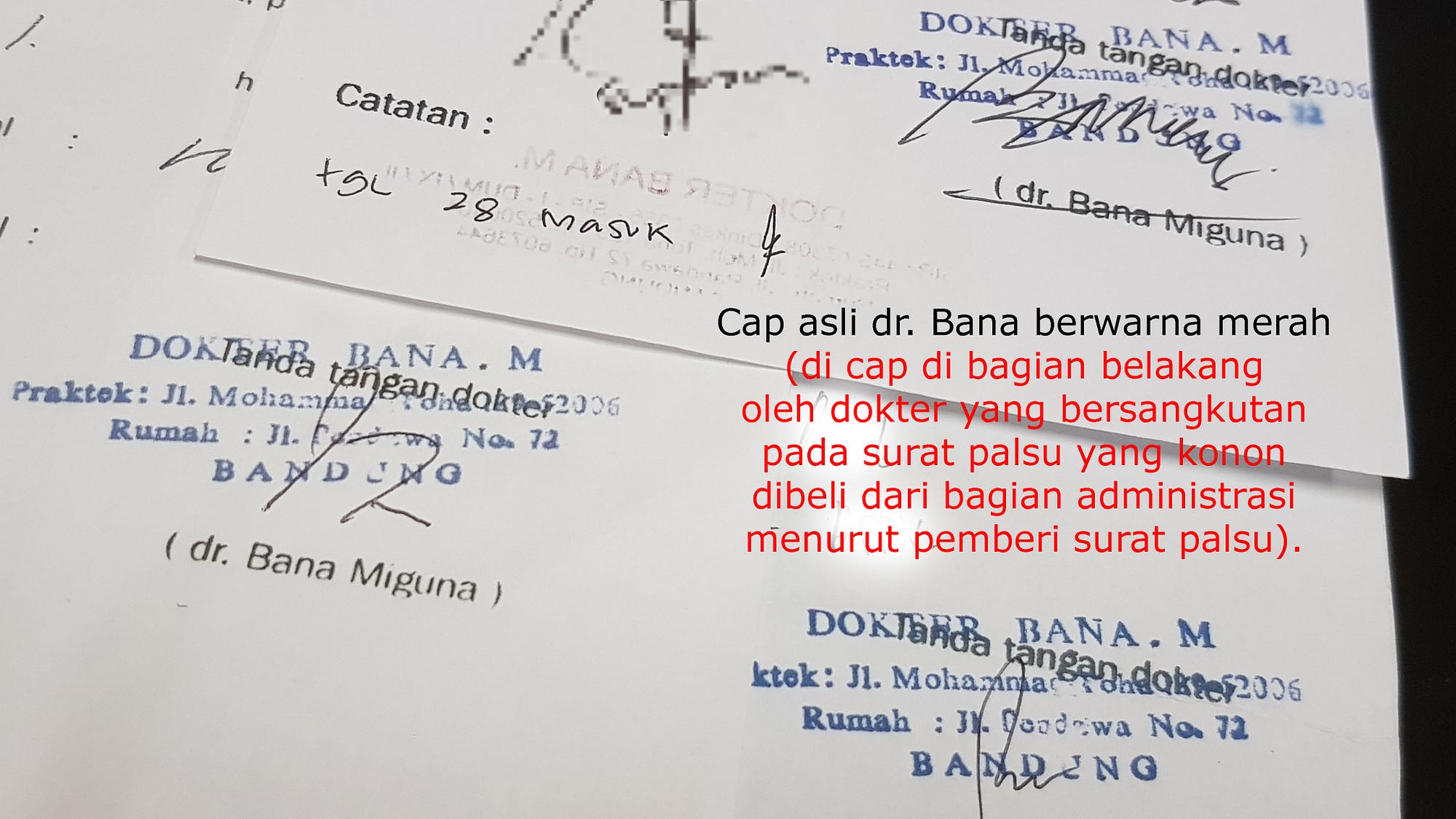 Surat Sakit Asli