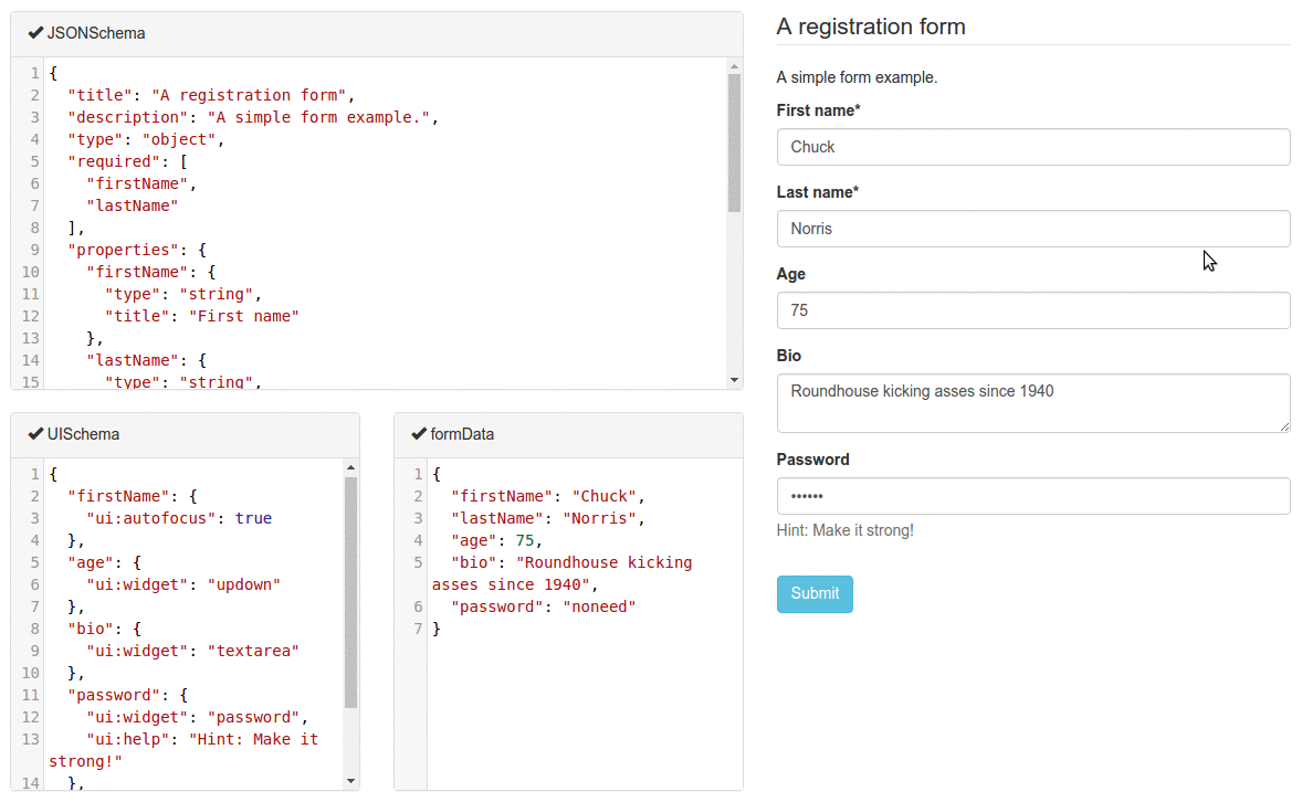 Auto Generate ReactJS Forms From Json Schema By Sairam Krish Medium